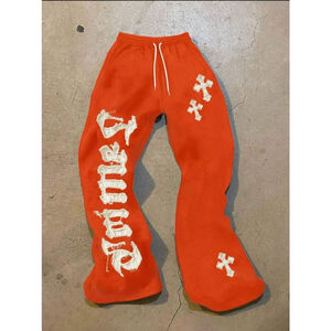 Manfinity LEGND Large Men's Cross & Letter Applique Drawstring Waist